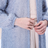 New Fashion Bright Silk Cloak with Modest Islamic Muslim Cardigan Summer Kimono
