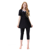 Hot Sale Women's Broken Neckline Design Three-Piece Girls Islamic Muslim Swimsuit Swimwear