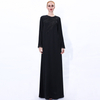 Middle East Modest Fashion Beaded Abaya Muslim Women's Abaya Zipper