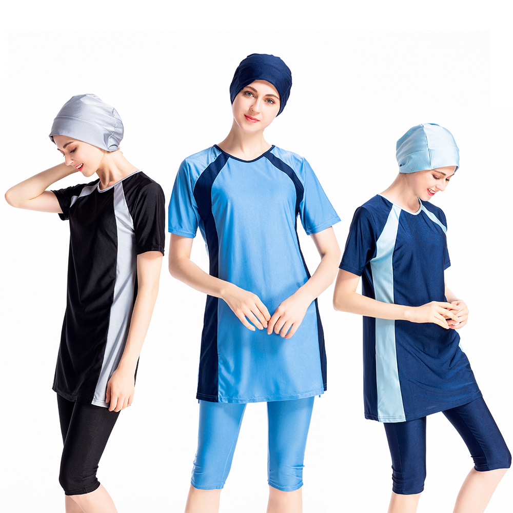 SIPO Modest Factory Direct FREE SHIPPING Muslim Ladies Swimwear Full Cover Beachwear Women Swimsuits For Islamic Clothing