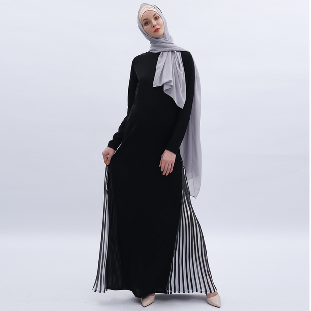 Dubai 2021 Fashion Wholesale Abayas Islamic Abaya Nida Fabric Clothing Dress Women Muslim Maxi Dresses