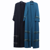 New Fashion Loose Muslim Sequin Cardigan Kimono Turkish Modest Clothing