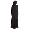 Turkish Modest Round Neck Long Sleeve Robes Muslim Islamic Women Abaya Dress Clothing 