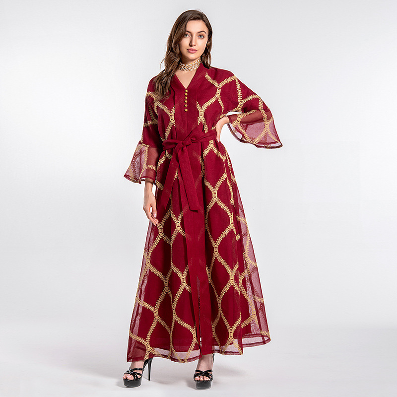 Muslim Women Abaya Dubai Abaya Fabric Long Sleeve Abaya