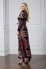 Muslim Arab Fashion Hui Long Dress Loose Large Size Retro Long Sleeve Robe