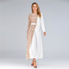 New Stitching Glittering Sequined Muslim Clothing Ramadan Arabic Islamic Dress
