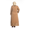 Long Sleeve Round Neck Fashion Hui Nationality Full Lining High Quality Lace Dress Foreign Trade Muslim Source of Plus Size