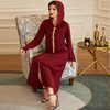 New Design Hooded Arabic Modest Fashion Islamic Dress Robe Muslim Maxi Dresses Abaya