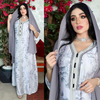  Women Embroidery Borka Turkish Kebaya Maleisie Modest Vêtements Dubai Prayer Clothes Vetement Femme Islamic Clothing Robe Femme Musulman Maxi Dress Open Abaya