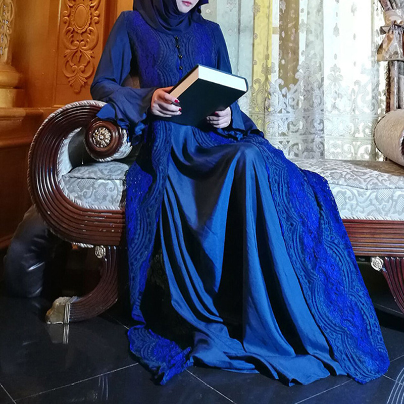 Arabic Cotton Modest Fashion Loose Casual Islamic Dress Plus Size Robe Muslim Maxi Dresses Abaya