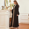 Black New Design Arabic Modest Fashion Loose Casual Islamic Dress Robe Muslim Maxi Dresses Abaya