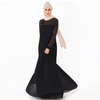 Arabic Plus Size Lace Modest Fashion Loose Casual Islamic Robe Muslim Maxi Dresses Abaya