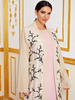 2022 New Muslim Abaya Gown Cardigan with High-end 3D Embroidered Robe