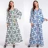  Embroidery Women Kebaya Maleisie Vetement Femme Dubai Robe Femme Musulman Turkish Islamic Clothing Vêtements Modest Borka Prayer Clothes Maxi Dress Open Abaya