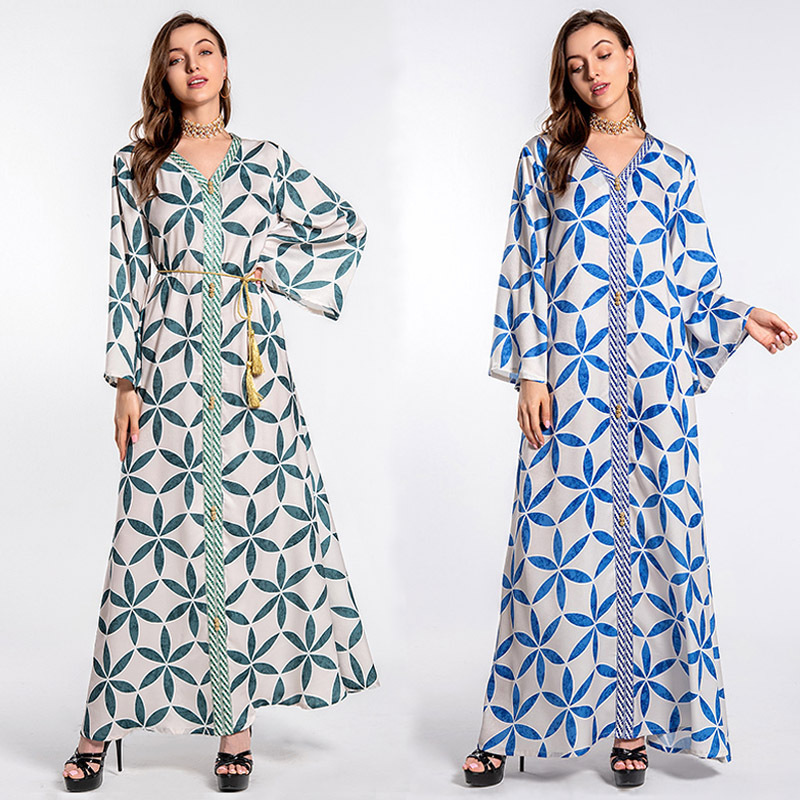  Embroidery Women Kebaya Maleisie Vetement Femme Dubai Robe Femme Musulman Turkish Islamic Clothing Vêtements Modest Borka Prayer Clothes Maxi Dress Open Abaya