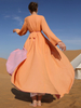 Modest Fashion Muslim Chiffon Long Sleeve Plus Size Robe Loose Islamic Maxi Dresses Abaya