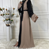 2022 Fashion Lace Embroidered Robe Casual Cardigan Islamic Long Dress