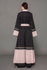 2022 Lace stitching cardigan Hui Muslim fashion ethnic fashion long skirt Muslim Saudi robes