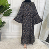 2022 AliExpress Amazon Middle East Dubai Hot Sale Fashion Printed Big Sweater Muslim Dress