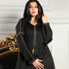  Fashion Muslim Dress Borka Open Fabric Dubai Kaftan Islamic Clothing Kimono Embroidery Modest Wholesale Abaya