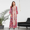  Kimono Women Borka Fashion Modest Fabric Kaftan Islamic Clothing Dubai Ladies Muslim Dress New Designs Abaya