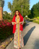  Fashion Embroidery Kaftan Islamic Clothing Muslim Dress Modest Borka Fabric Dubai Kimono Open Wholesale Abaya