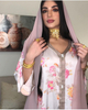  Kaftan Islamic Clothing Open Fashion Fabric Borka Embroidery Kimono Dubai Modest Muslim Dress Wholesale Abaya