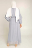  Modest Fashion Muslim Dress Kaftan Islamic Clothing Fabric Kimono Wholesale Embroidery Borka Open Dubai Abaya