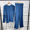 Modest Fashion Thick Casual Two-Piece Middle East Muslim Lady Blouse Set