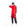 Modest Swimsuit Three-piece Suit Women Loose Large Size Zipper with Hood Thin Sportswear