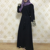  Arab Kaftan Islamic Clothing 2022 Modest Thobe Burka Dubai Turkish Caftan Morocco Kimono Jalabiya Bat Sleeve Abaya Muslim Prayer Women Maxi Dress Abaya