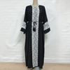  Morocco 2022 Turkish Arab Muslim Dubai Kimono Burka Islamic Clothing Modest Bat Sleeve Caftan Thobe Jalabiya Kaftan Abaya Prayer Women Maxi Dress Abaya
