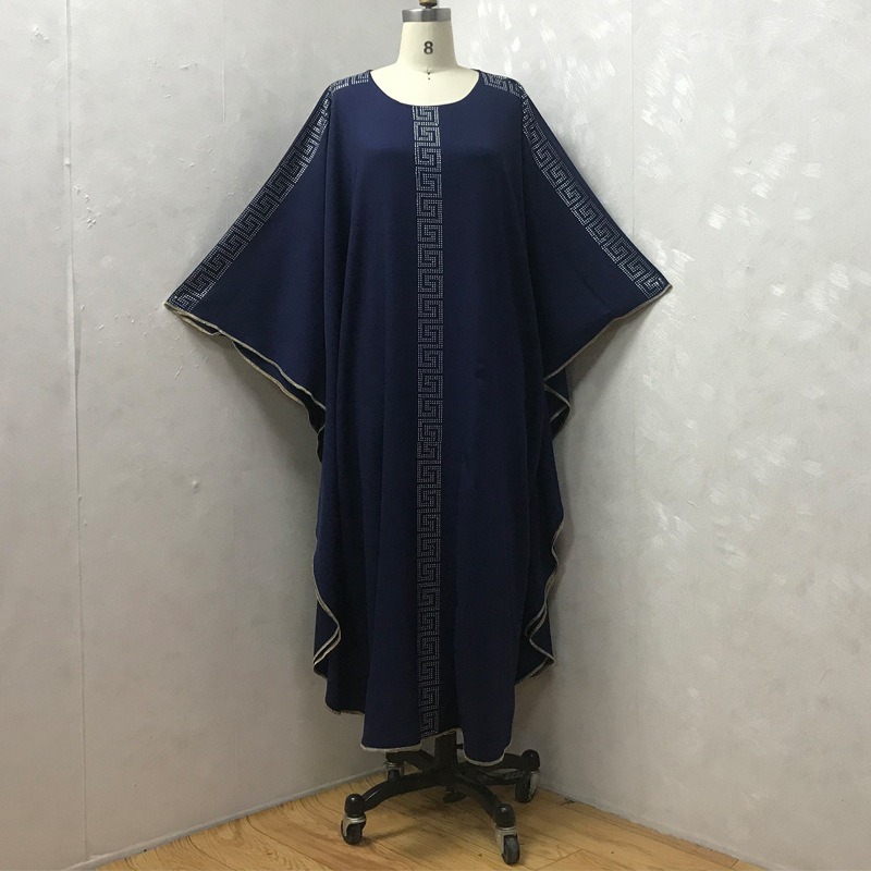  Caftan Kaftan 2022 Islamic Clothing Bat Sleeve Morocco Abaya Dubai Modest Arab Thobe Burka Turkish Muslim Kimono Jalabiya Prayer Women Maxi Dress Open Abaya
