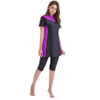 Islamic Women's Full Cover Swimsuits Printed Modest Beach Swimsuits Burkini