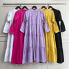  Arab Islamic Clothing Muslim Kaftan Morocco Turkish Jalabiya Kimono Thobe Burka Bat Sleeve Abaya Modest Caftan Dubai 2022 Prayer Women Maxi Dress Abaya