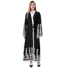 European and American fashion fashion mesh stitching embroidery loose cardigan robe women