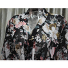 Amazon European and American fashion thin loose chiffon long-sleeved cardigan robe