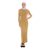 European And American Fashion Simple Slim Base Stretch Women's Long Skirt
