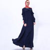 Ramadan New Style Fairy Muslim Women's Dress with Big Swing Summer Spot Abaya Wholesale