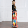 Hot Selling Fashion Women's Long-sleeved Bottoming Plus Size Waist Double Pocket Dress Fashion Robe Abaya
