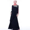 Turkish Chiffon Lace Stitching Elegant Dress