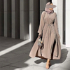 Arabic Style Three-piece Modest Fashion Islamic Dress Cheap Muslim Maxi Dresses Modern Abaya