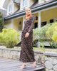 Fashion Islamic Printed Dress Dubai Arabic Modest Cheap Modern Arabic Style Muslim Maxi Dresses Abaya