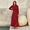 Dubai Arabic Latest Fashion Modern Lady Islamic Lace Modest Muslim Maxi Dresses Abaya