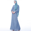 Muslim Robe Lantern Sleeve INS Polka Dot Casual Women' Dress