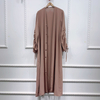 Fashion Islamic Dress Dubai Kimono Arabic Modest Cheap Modern Arabic Style Muslim Maxi Dresses Abaya