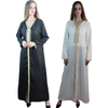  Arab Muslim Kimono Islamic Clothing Turkish Jalabiya Dubai 2022 Abaya Thobe Burka Caftan Jilbab Bat Sleeve Modest Kaftan Prayer Women Maxi Dress Open Abaya