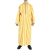 Wholesale Middle East New Arabic Men's Robe Stand Collar Muslim Islamic Thobe