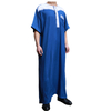 Wholesale New Arabic Men's Robe Stand Collar Muslim Islamic Thobe