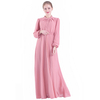 Muslim Women Dubai Maxi Dresses Modest Cardigan Long Sleeve Islamic Dubai Asia Women's Abaya